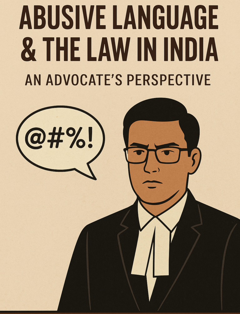 Abusive Language & The Law in India: An Advocate’s Perspective