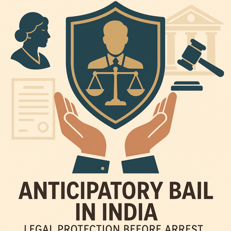 Anticipatory Bail in India: Legal Protection Before Arrest